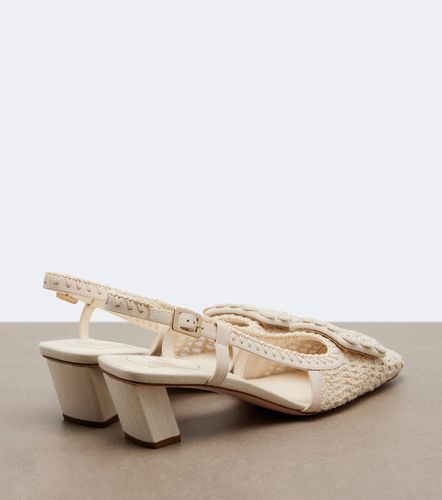 Pumps slingback Belle Vivier in crochet e pelle - Roger Vivier - Modalova
