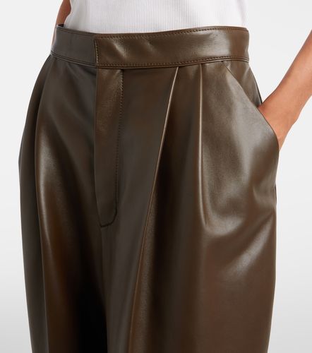 Pantaloni regular in pelle - Bottega Veneta - Modalova