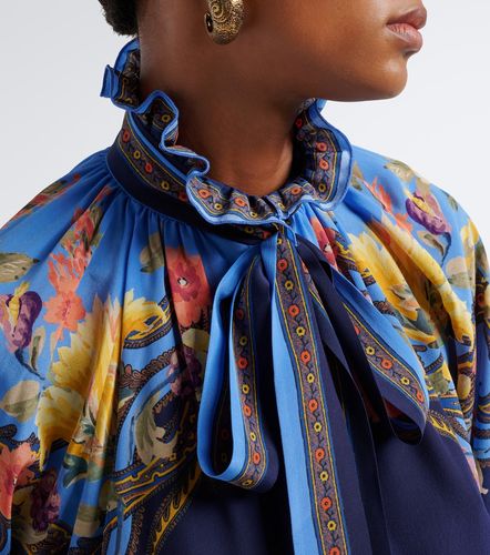 Blusa de seda floral con lazada - Etro - Modalova