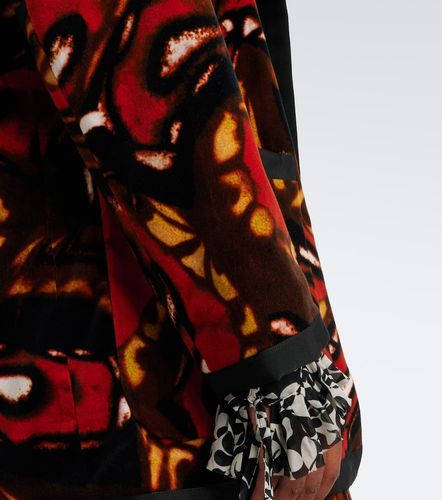 Blazer en mezcla de algodón estampado - Dries Van Noten - Modalova