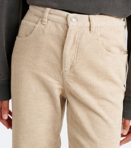 Pantalones rectos cropped Ruthie de pana - Marant Etoile - Modalova