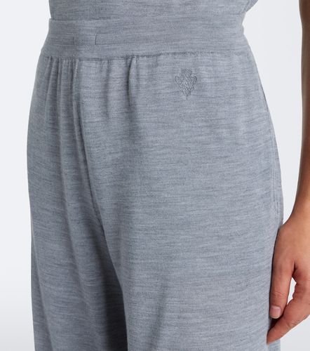 Gucci Wool and silk wide-leg pants - Gucci - Modalova