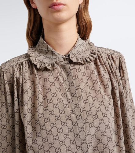 Gucci GG silk crepe de chine blouse - Gucci - Modalova