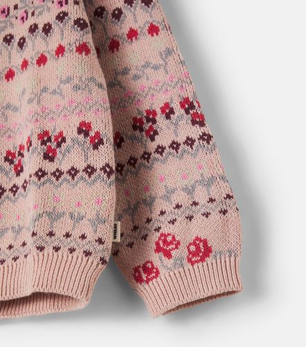 Jersey jacquard Mikmak de algodón - Wheat - Modalova