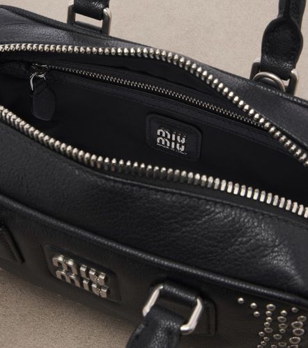 Borsa a mano Arcadie in pelle con borchie - Miu Miu - Modalova