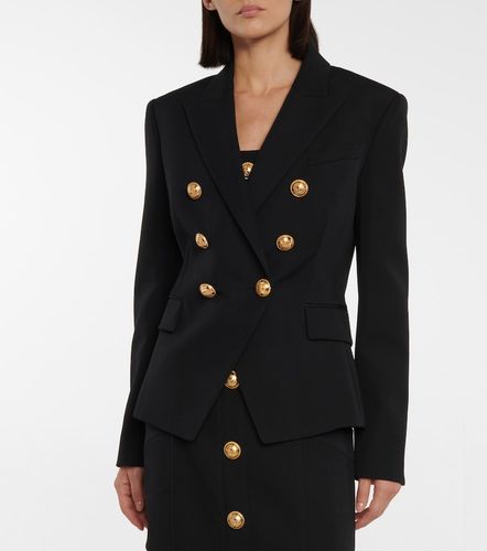 Balmain Double-breasted wool blazer - Balmain - Modalova