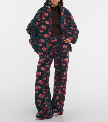 Pantaloni regular in shearling - Magda Butrym - Modalova