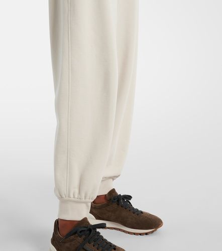 Cotton jersey sweatpants - Brunello Cucinelli - Modalova