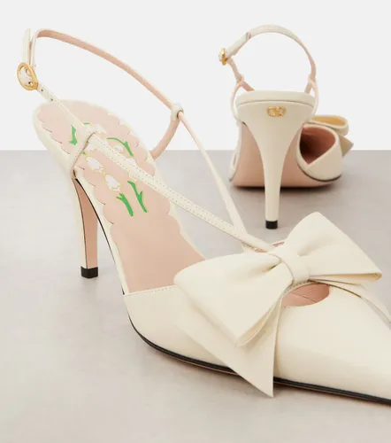 Bowow 85 leather slingback pumps - Valentino Garavani - Modalova