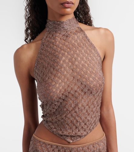 Top calado de lamé con cuello halter - Missoni - Modalova