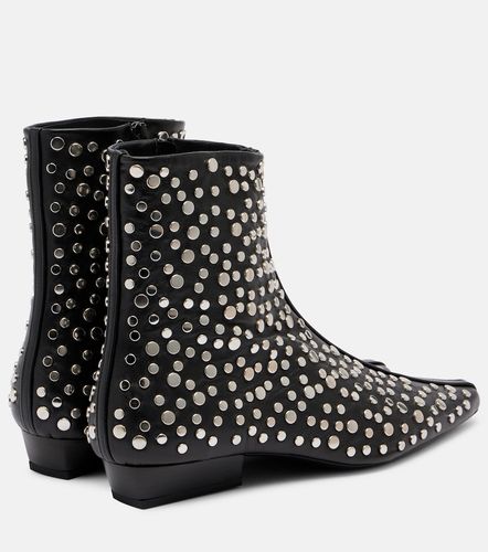 Stivaletti Wally in pelle con borchie - Staud - Modalova