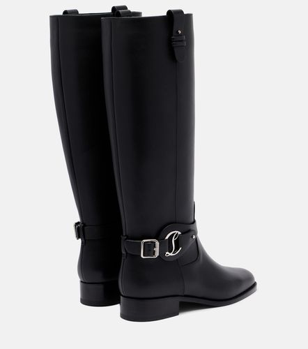 Botas biker Dianouchette de piel - Christian Louboutin - Modalova