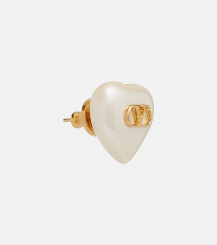Orecchini VLogo con perle bijoux - Valentino - Modalova