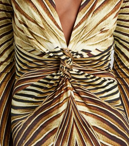 Vestido largo estampado - Roberto Cavalli - Modalova