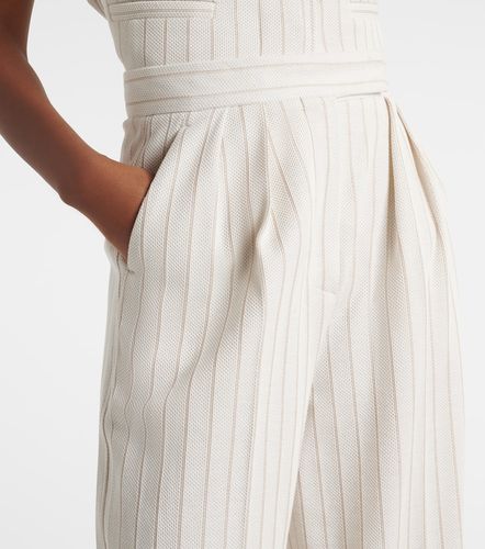 Pantalones anchos Osso de algodón a rayas - Max Mara - Modalova