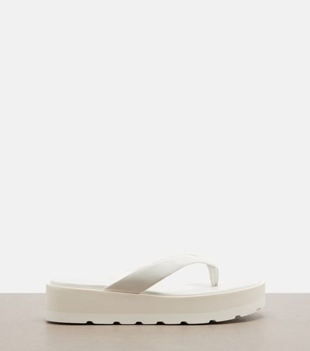Leather platform thong sandals - Gianvito Rossi - Modalova