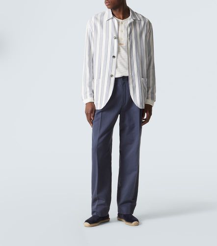 Pantaloni regular in lino e cotone - Brioni - Modalova