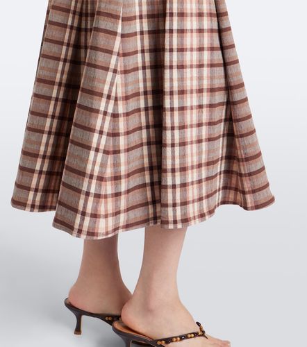 Midikleid Wells aus einem Leinengemisch - Staud - Modalova