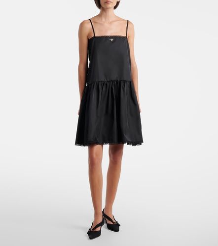 Vestido corto de Re-Nylon con encaje - Prada - Modalova