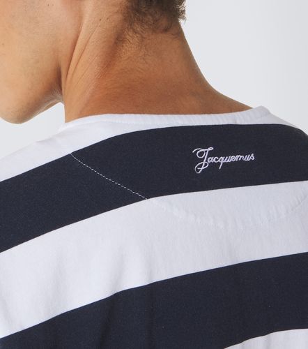 Camiseta con botones Marinière de algodón a rayas - Jacquemus - Modalova