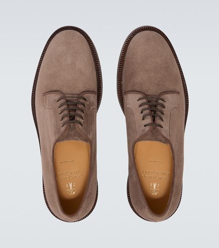 Stringate Derby in suede - Brunello Cucinelli - Modalova