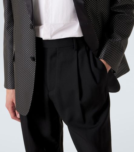 Virgin wool straight pants - Valentino - Modalova