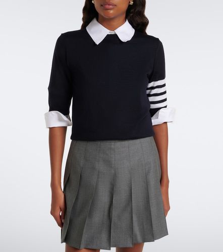 Thom Browne Pullover 4-Bar in lana - Thom Browne - Modalova