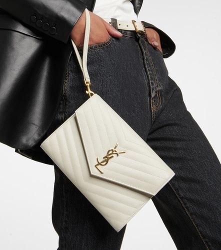 Clutch Cassandre Small de piel matelassé - Saint Laurent - Modalova