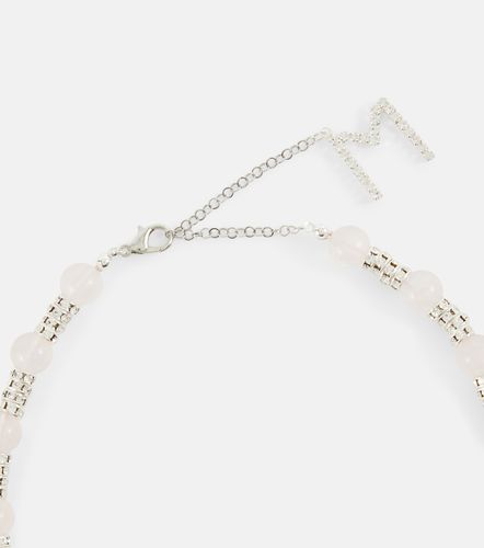 Embellished necklace with rose quartz - Magda Butrym - Modalova