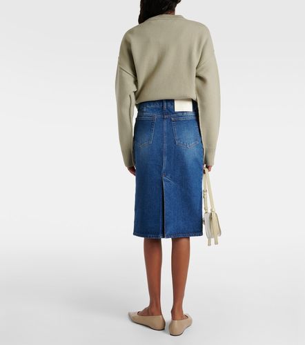 Ami Paris Denim pencil skirt - Ami Paris - Modalova