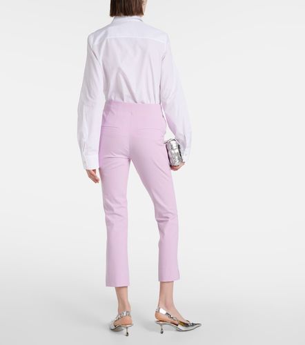 Kean cropped high-rise slim pants - Veronica Beard - Modalova