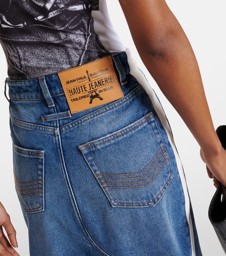 Gonna lunga di jeans e cotone - Jean Paul Gaultier - Modalova