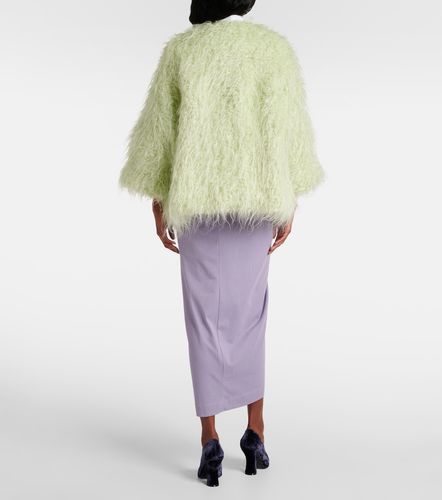 Faux shearling jacket - Dries Van Noten - Modalova