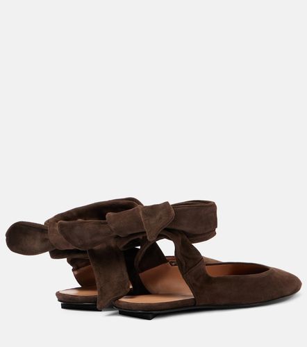 Cloe suede slingback flats - The Attico - Modalova