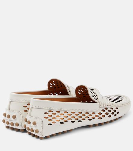 Mocasines Gommino de piel perforada - Tod's - Modalova