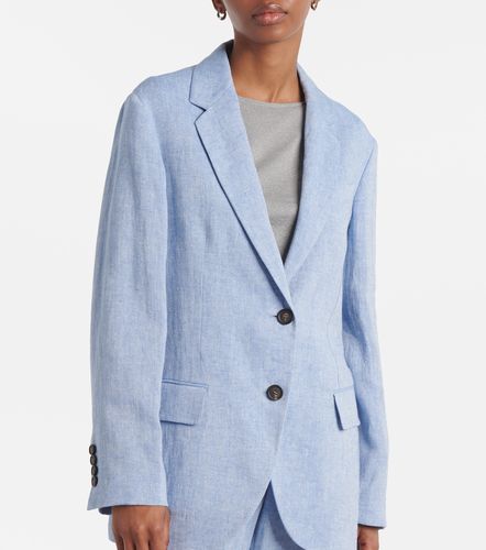 Blazer in misto lino - Brunello Cucinelli - Modalova