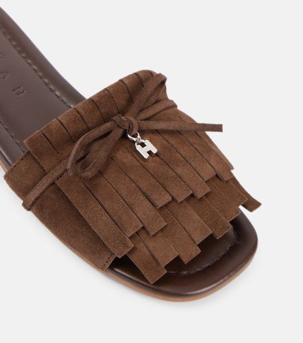 Hogan H685 fringed suede slides - Hogan - Modalova