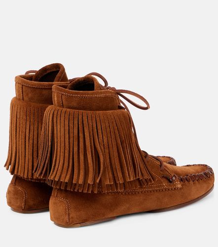 Botines Indiana de ante con flecos - Paris Texas - Modalova