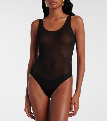 Semi-sheer scalloped bodysuit - Magda Butrym - Modalova