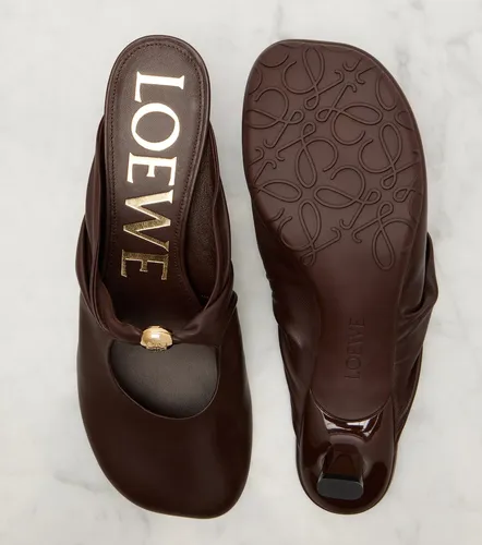 Loewe Mules Pebble 45 de piel - Loewe - Modalova