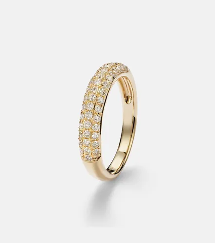 Persee 18kt gold ring with diamonds - Persee - Modalova