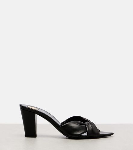 Pantoletten Franciane 25 aus Leder - Saint Laurent - Modalova