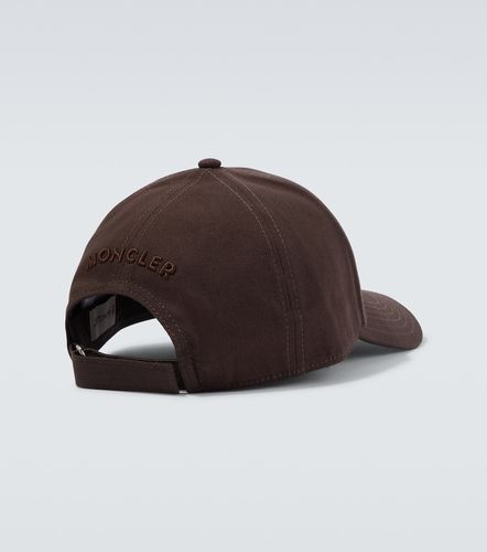 Gorra de gabardina de algodón con logo - Moncler - Modalova