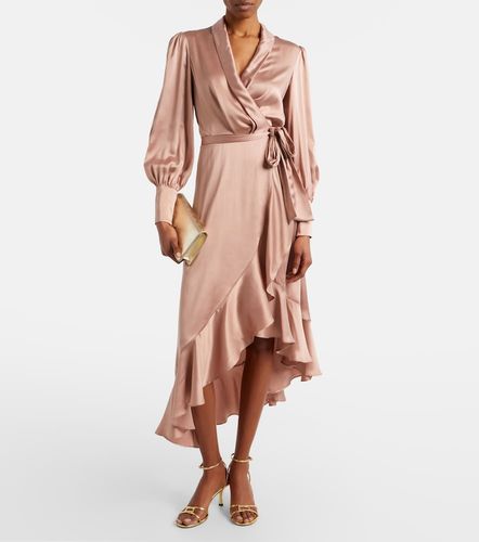 Vestido envolvente de satén de seda - Zimmermann - Modalova