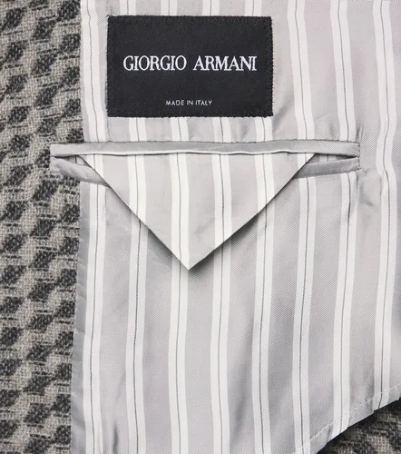 Cashmere and wool-blend blazer - Giorgio Armani - Modalova