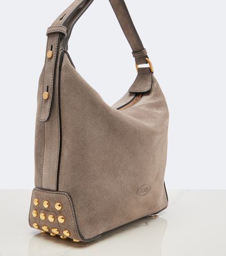 Metal Dots Mini suede top-handle bag - Tod's - Modalova