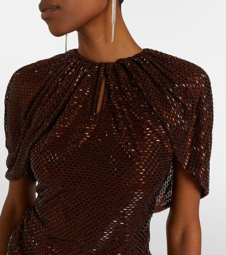 Self-Portrait Embellished mesh top - Self-Portrait - Modalova