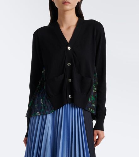 Sacai Cárdigan de algodón floral - Sacai - Modalova