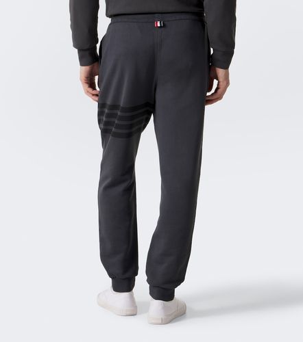 Pantaloni sportivi in cotone a righe - Thom Browne - Modalova