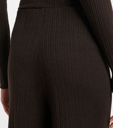 Pantaloni a gamba larga in cashmere, lana e seta - Agnona - Modalova